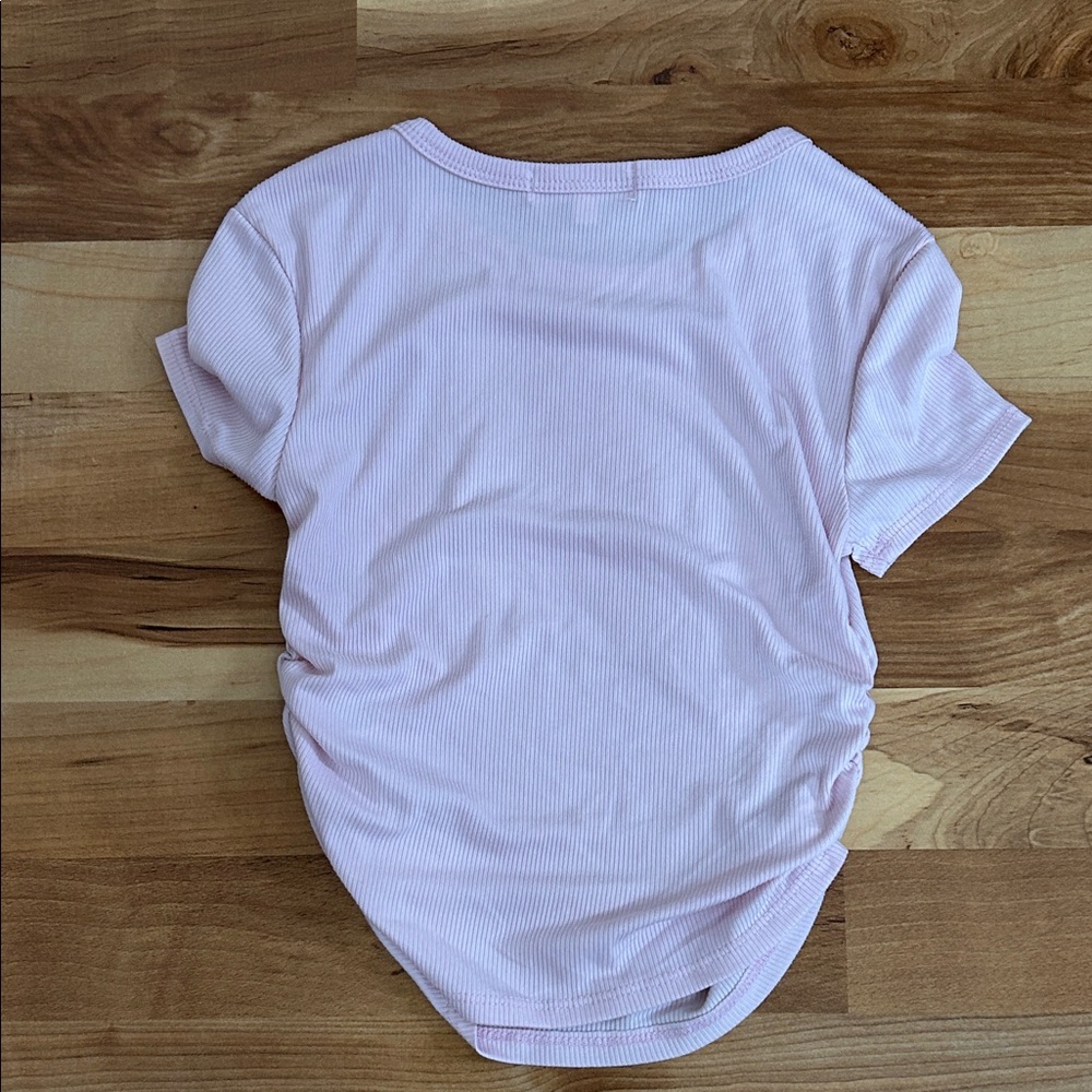 No Comment Girls' Light Pink Teddy Tee 7-8 - Picture 4 of 4